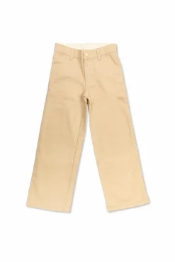 Stella McCartney Kids beżowy Jeansy z prostymi nogawkami
