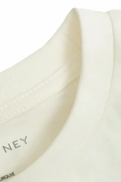 Stella McCartney Kids BIAŁY T-shirt z nadrukiem