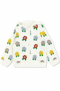 Stella McCartney Kids BIAŁY Bluza z kapturem