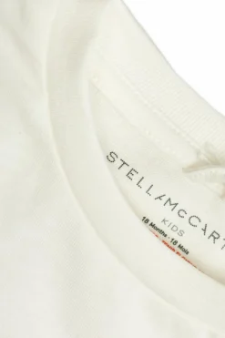 Stella McCartney Kids BIAŁY T-shirt z nadrukiem