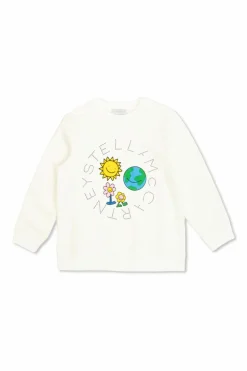 Stella McCartney Kids BIAŁY Bluza z nadrukiem