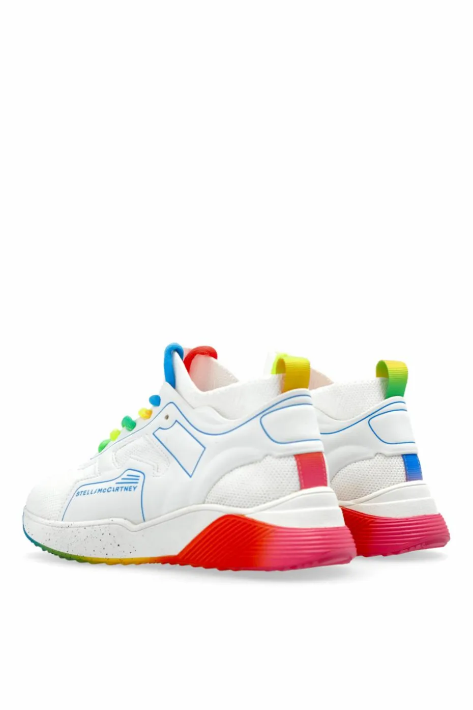 Stella McCartney Kids BIAŁY Buty sportowe z nadrukowanym logo