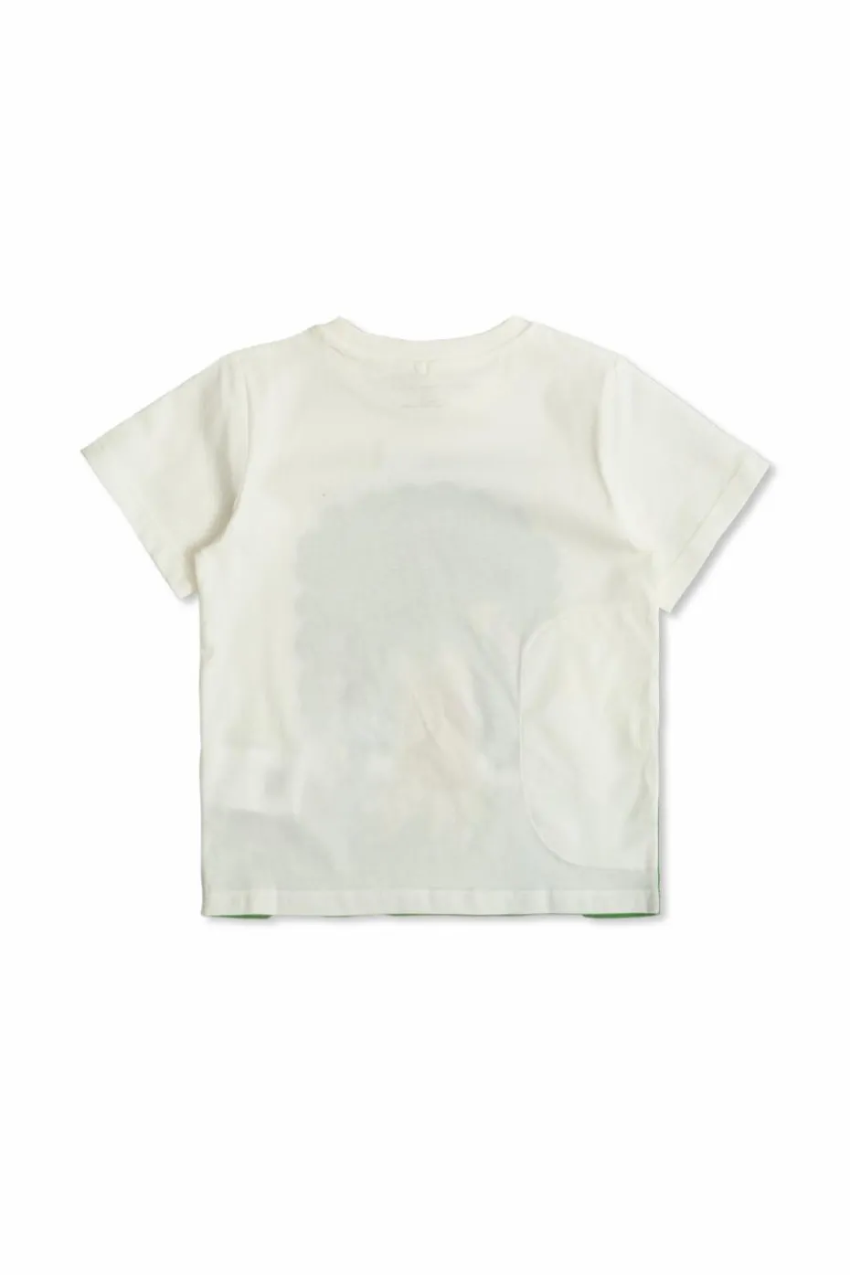 Stella McCartney Kids BIAŁY T-shirt z kolorowymi przypinkami