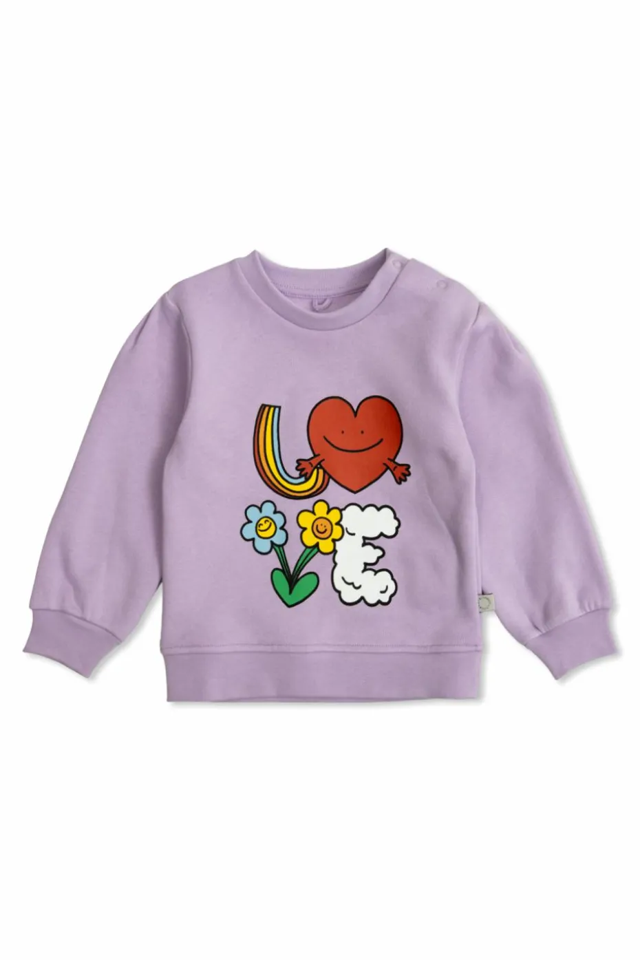 Stella McCartney Kids FIOLETOWY Bluza z nadrukiem