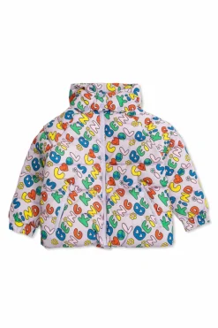 Stella McCartney Kids FIOLETOWY Kurtka ocieplana