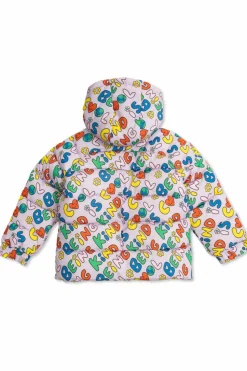 Stella McCartney Kids FIOLETOWY Kurtka ocieplana