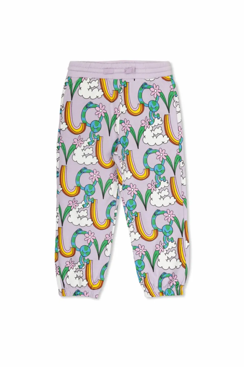Stella McCartney Kids FIOLETOWY Spodnie dresowe