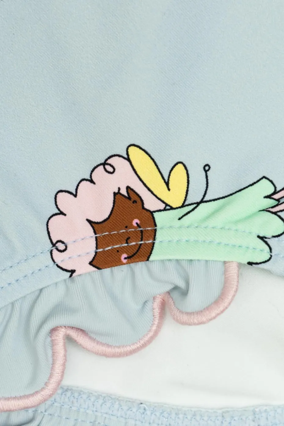 Stella McCartney Kids jasnoniebieski Jednoczęściowy kostium kąpielowy