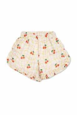 Stella McCartney Kids kremowy Szory z nadrukiem