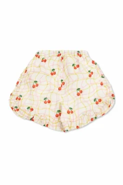 Stella McCartney Kids kremowy Szory z nadrukiem
