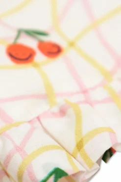Stella McCartney Kids kremowy Szory z nadrukiem