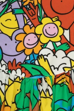 Stella McCartney Kids MULTIKOLOR Wzorzysta spódnica