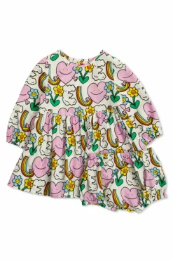 Stella McCartney Kids MULTIKOLOR Sukienka ze wzorami