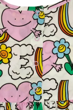 Stella McCartney Kids MULTIKOLOR Sukienka ze wzorami