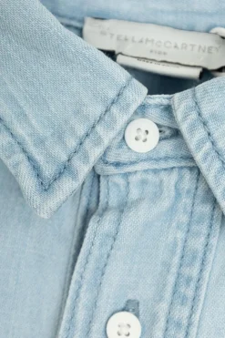 Stella McCartney Kids NIEBIESKI Jeansowa koszula