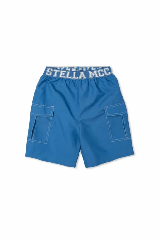 Stella McCartney Kids NIEBIESKI Szorty kąpielowe