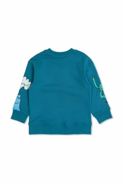 Stella McCartney Kids NIEBIESKI Bluza z nadrukiem