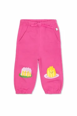 Stella McCartney Kids RÓŻOWY Spodnie z nadrukiem