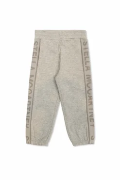 Stella McCartney Kids SZARY Spodnie dresowe z logo