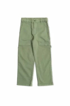 Stella McCartney Kids ZIELONY Spodnie z kieszeniami