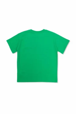 Stella McCartney Kids ZIELONY T-shirt z nadrukiem