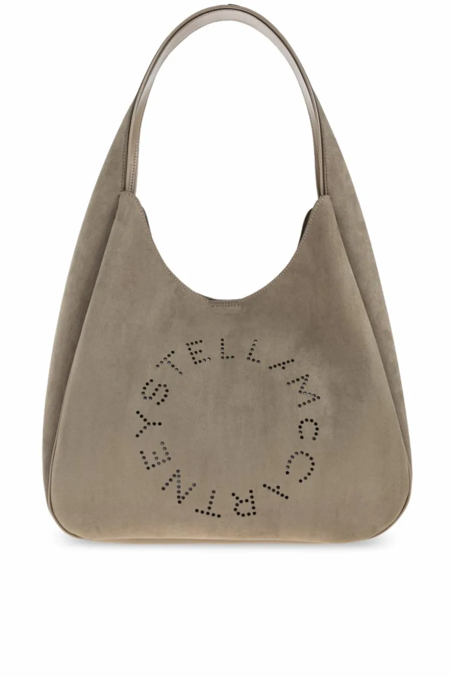 Stella McCartney SZARY Torba na ramię `Logo Large`