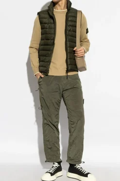 Stone Island beżowy Sweter z okrągłym dekoltem