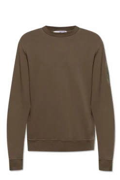 Stone Island BRĄZOWY Bluza z logo