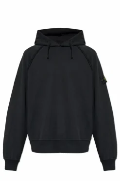 Stone Island CZARNY Bluza z logo