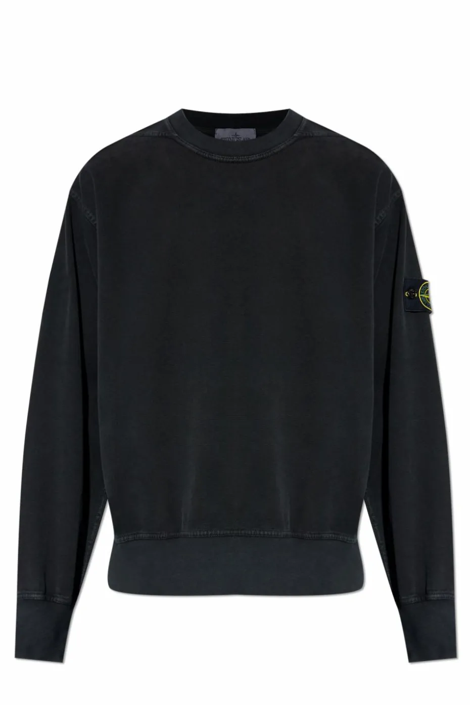 Stone Island CZARNY Bluza z efektem sprania