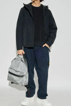 Stone Island CZARNY Bluza z efektem sprania