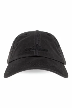Stone Island CZARNY Czapka z daszkiem