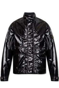 Stone Island CZARNY Kurtka z logo