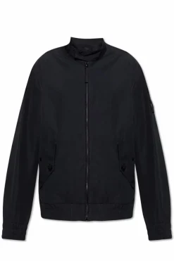 Stone Island CZARNY Kurtka z logo