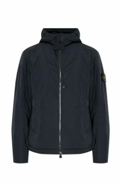 Stone Island CZARNY Kurtka ocieplana `Micro Twill`