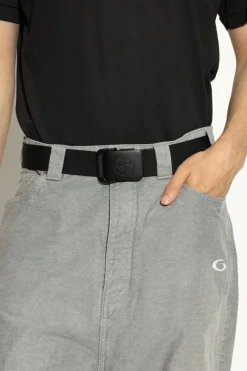 Stone Island CZARNY Pasek z logo
