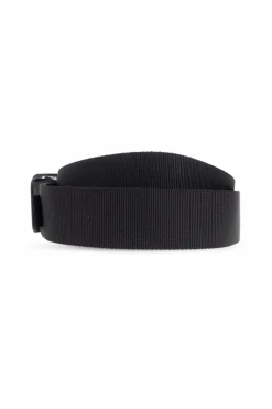 Stone Island CZARNY Pasek z logo