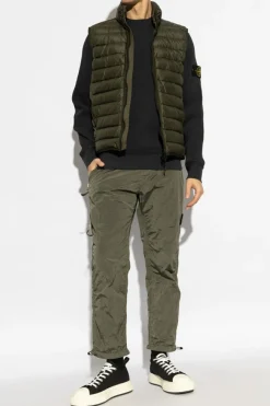 Stone Island GRANATOWY Bluza z logo