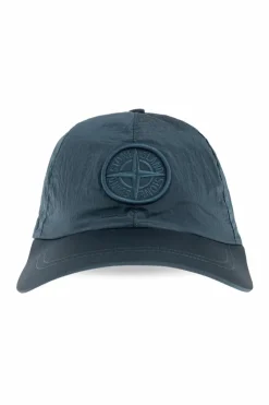 Stone Island GRANATOWY Czapka z daszkiem