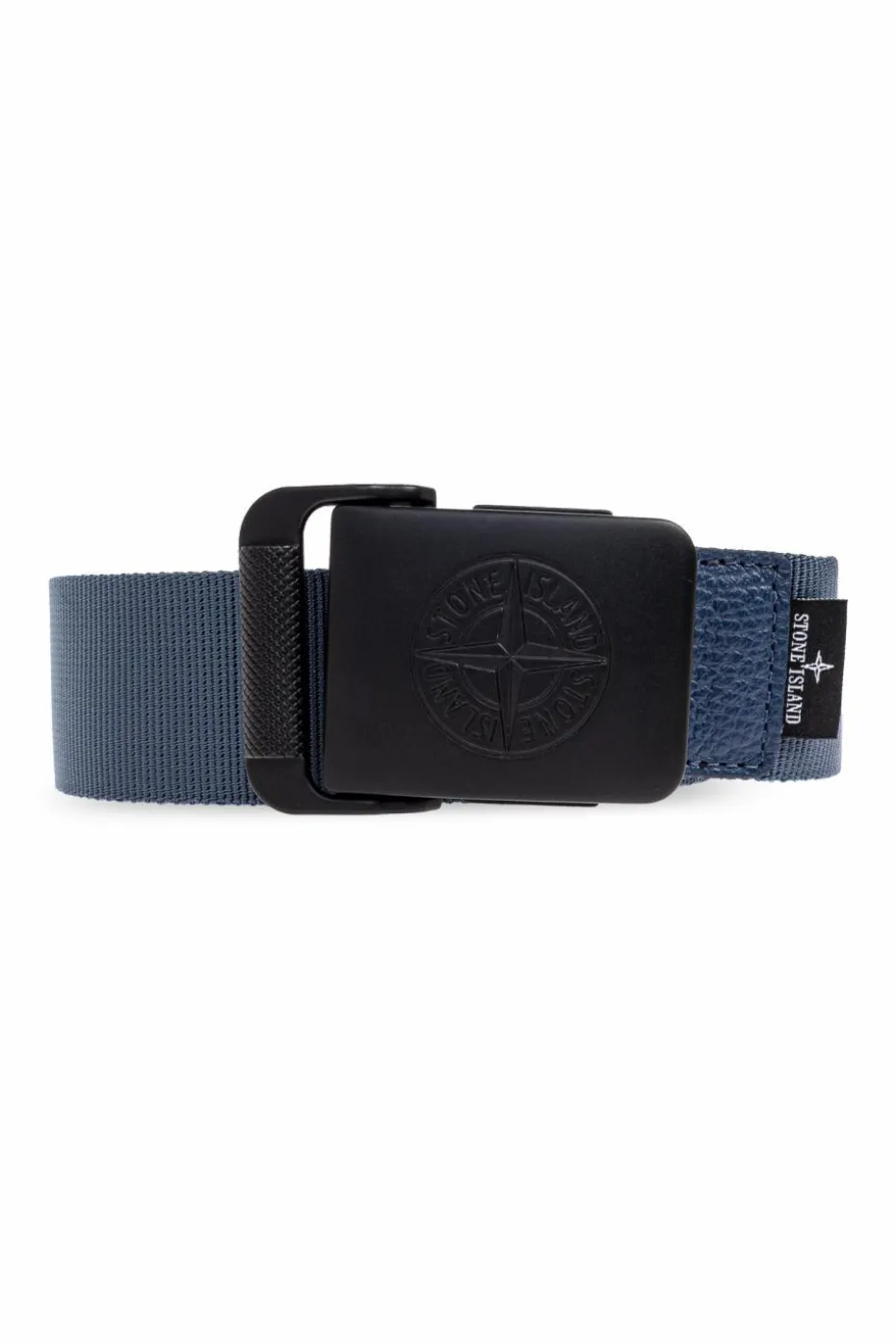 Stone Island GRANATOWY Pasek z logo