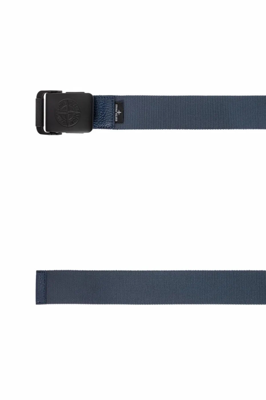Stone Island GRANATOWY Pasek z logo