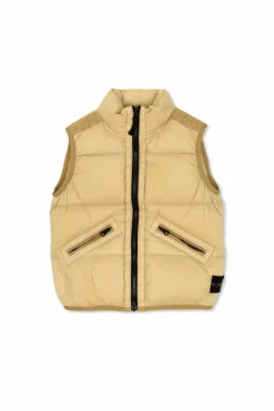 Stone Island Junior beżowy Kamizelka puchowa