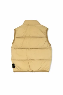 Stone Island Junior beżowy Kamizelka puchowa
