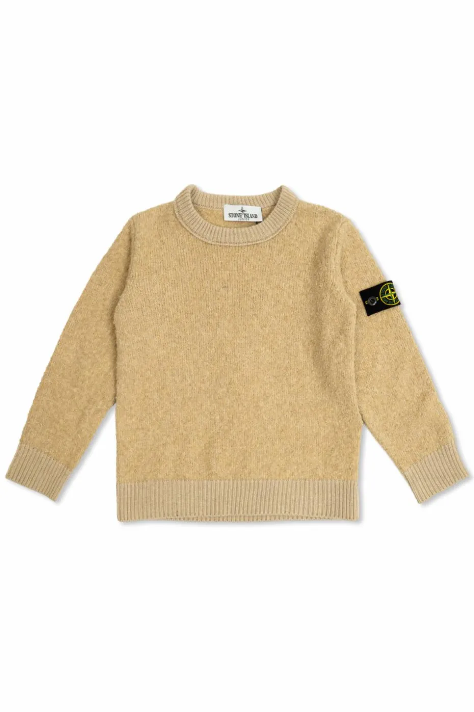 Stone Island Junior beżowy Sweter z logo