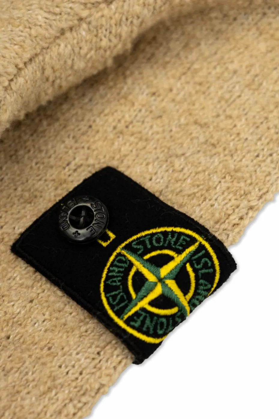 Stone Island Junior beżowy Sweter z logo