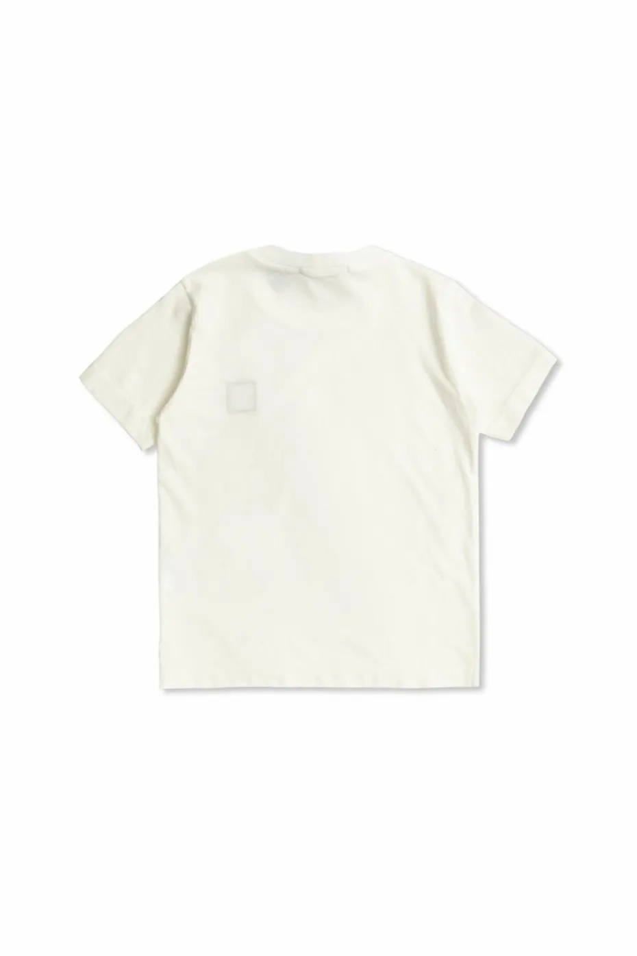 Stone Island Junior BIAŁY T-shirt z logo