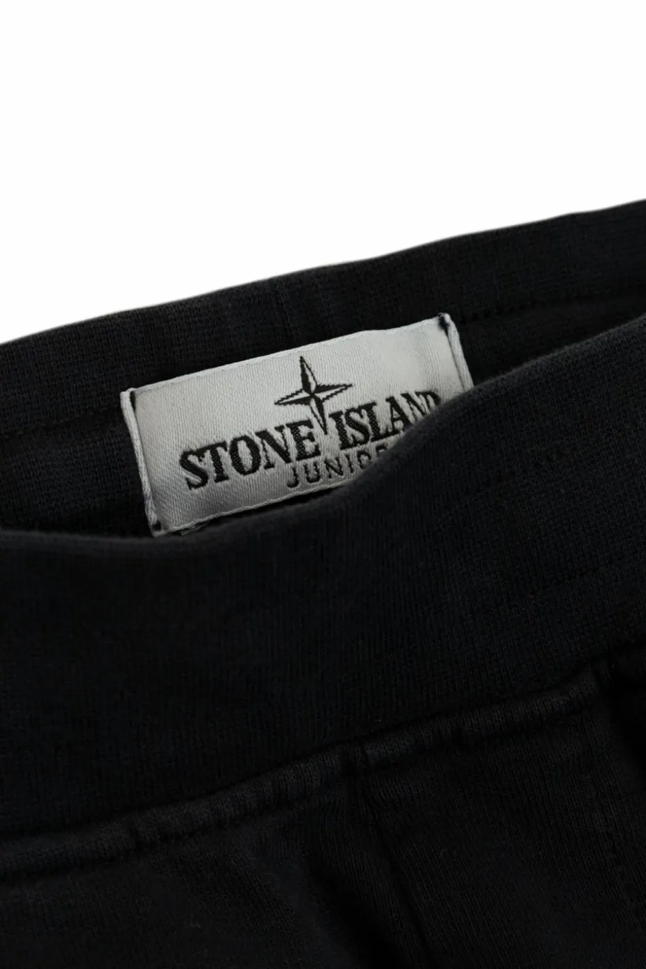 Stone Island Junior CZARNY Spodnie z logo