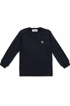 Stone Island Junior CZARNY T-shirt z logo