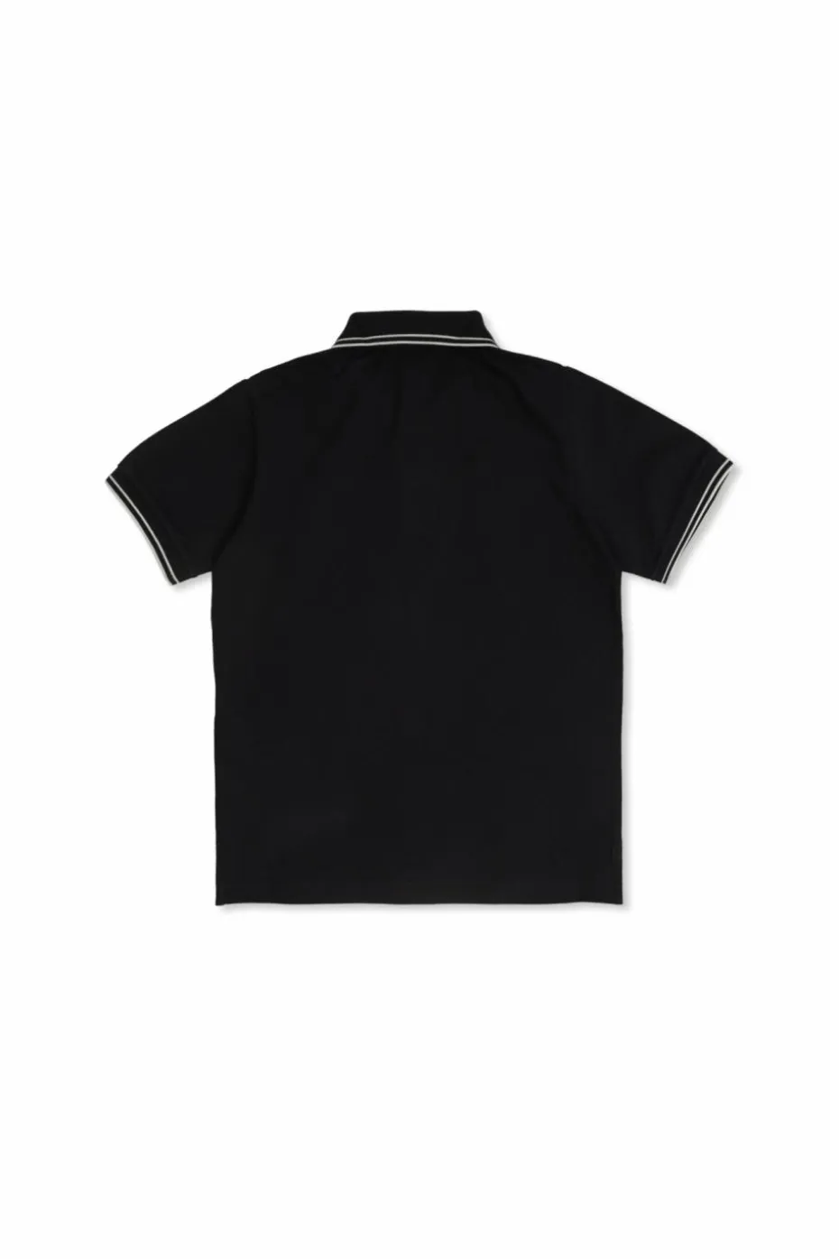 Stone Island Junior CZARNY Polo z logo