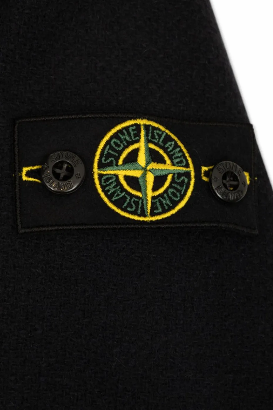 Stone Island Junior CZARNY Kurtka z logo